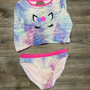 Zella girl birthday girl swim set